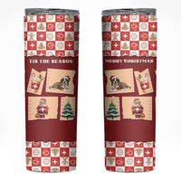 Switzerland Christmas Skinny Tumbler Tis The Season - Wonder Print Shop