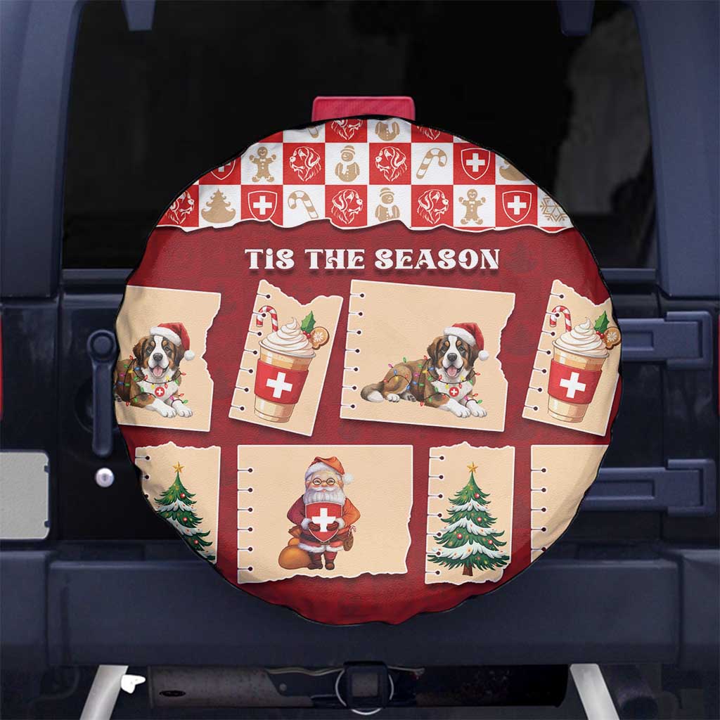 Switzerland Christmas Spare Tire Cover Tis The Season - Wonder Print Shop