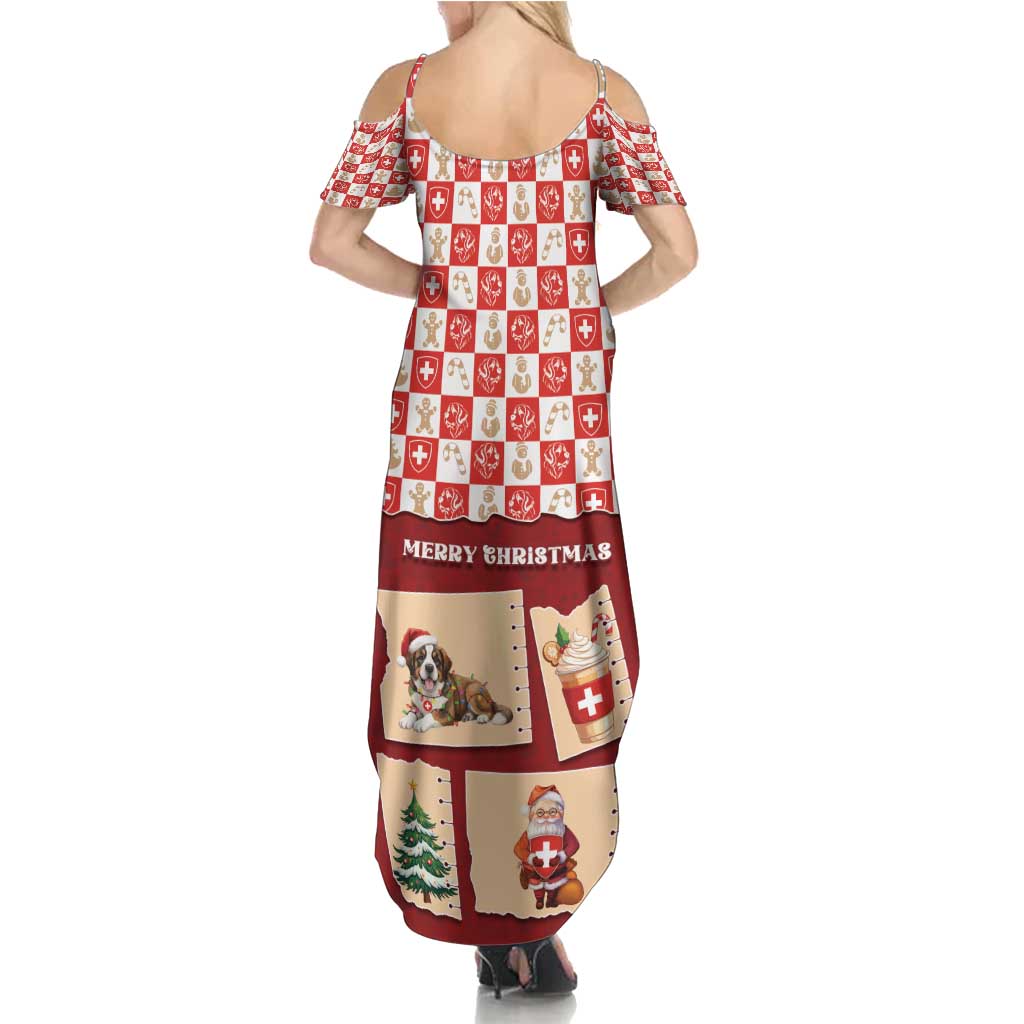 Switzerland Christmas Summer Maxi Dress Tis The Season - Wonder Print Shop