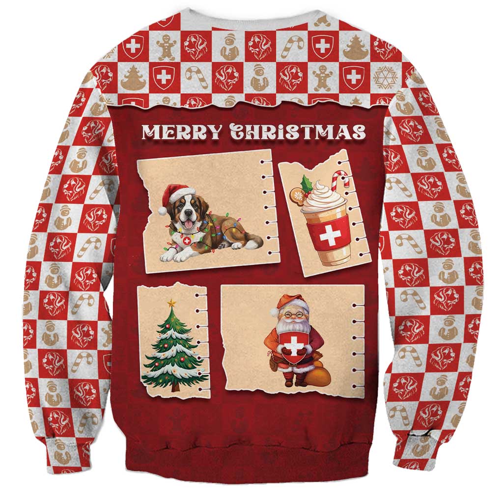 Switzerland Christmas Sweatshirt Tis The Season - Wonder Print Shop