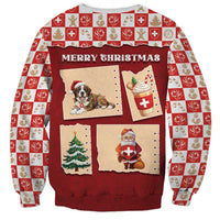 Switzerland Christmas Sweatshirt Tis The Season - Wonder Print Shop
