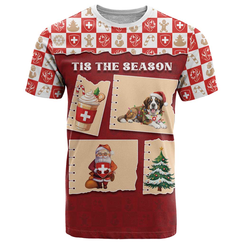 Switzerland Christmas T Shirt Tis The Season - Wonder Print Shop