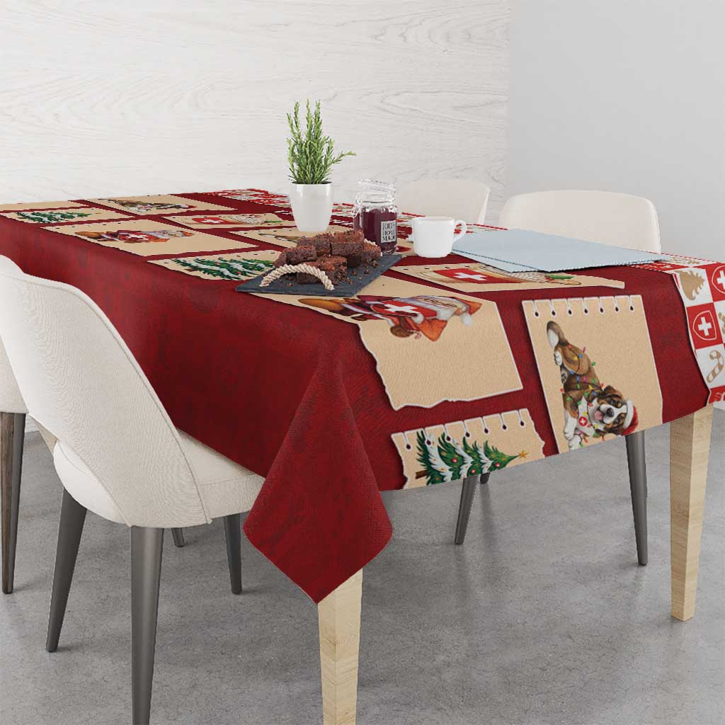 Switzerland Christmas Tablecloth Tis The Season - Wonder Print Shop