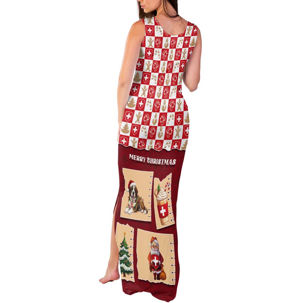 Switzerland Christmas Tank Maxi Dress Tis The Season - Wonder Print Shop