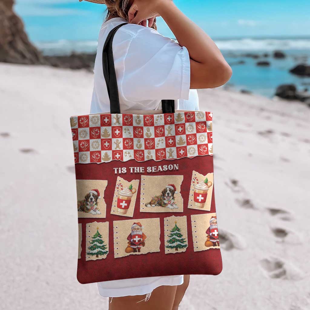 Switzerland Christmas Tote Bag Tis The Season - Wonder Print Shop