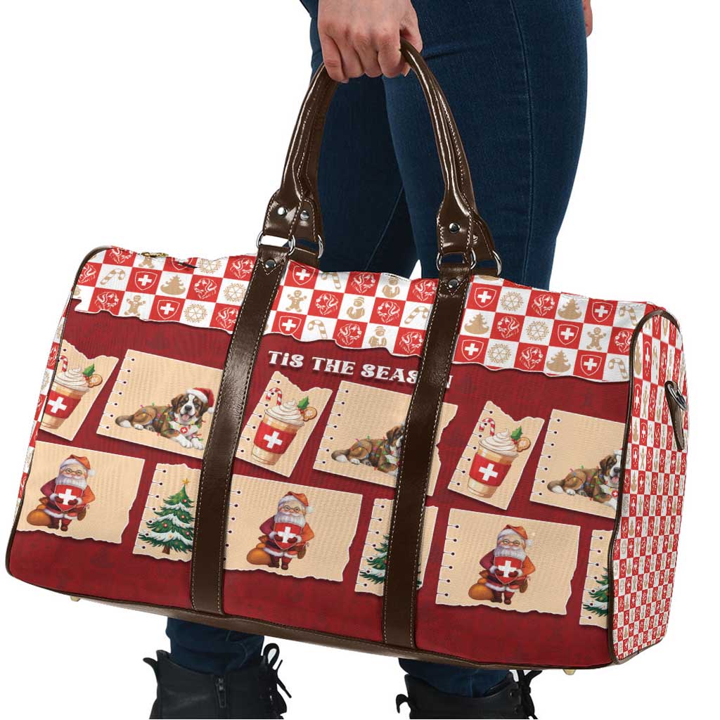 Switzerland Christmas Travel Bag Tis The Season - Wonder Print Shop