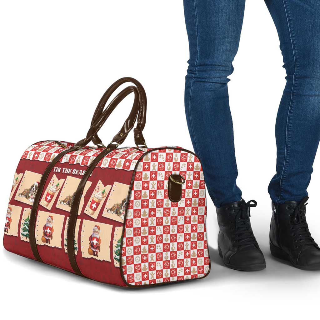 Switzerland Christmas Travel Bag Tis The Season - Wonder Print Shop