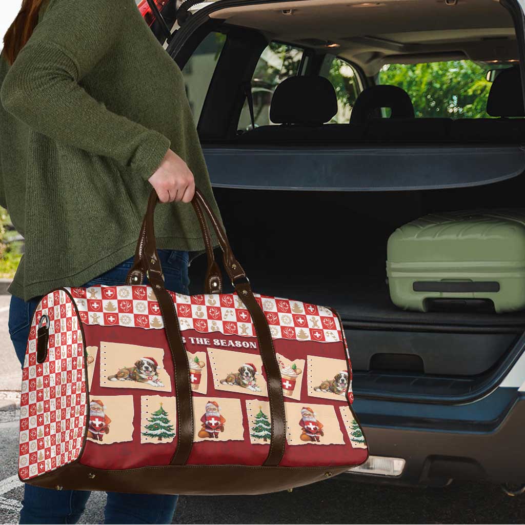 Switzerland Christmas Travel Bag Tis The Season - Wonder Print Shop