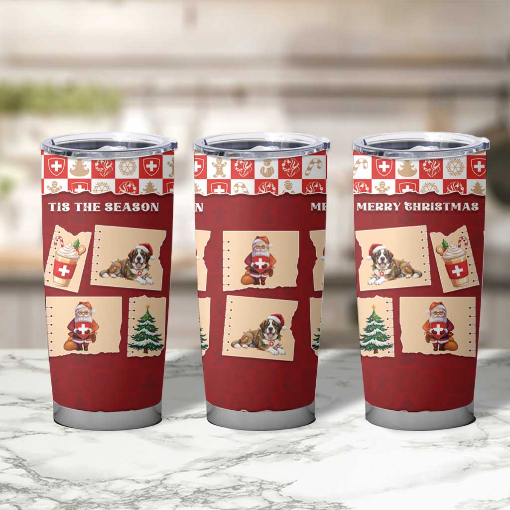 Switzerland Christmas Tumbler Cup Tis The Season - Wonder Print Shop