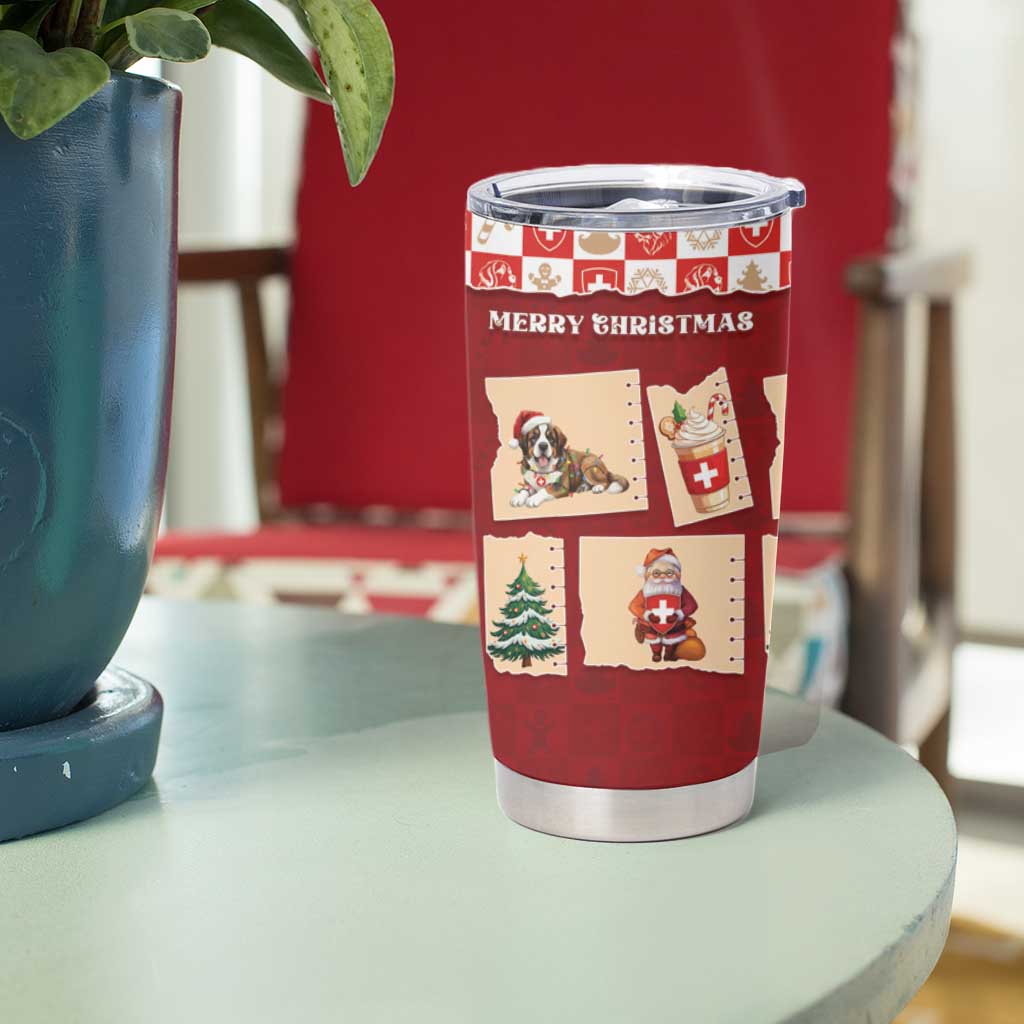 Switzerland Christmas Tumbler Cup Tis The Season - Wonder Print Shop