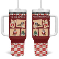 Switzerland Christmas Tumbler With Handle Tis The Season - Wonder Print Shop