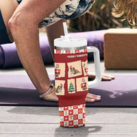 Switzerland Christmas Tumbler With Handle Tis The Season - Wonder Print Shop