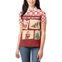 Switzerland Christmas Women Polo Shirt Tis The Season - Wonder Print Shop