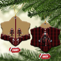 Western Yoke Ceramic Ornament Black Santa Cowboy Retro Style - Wonder Print Shop