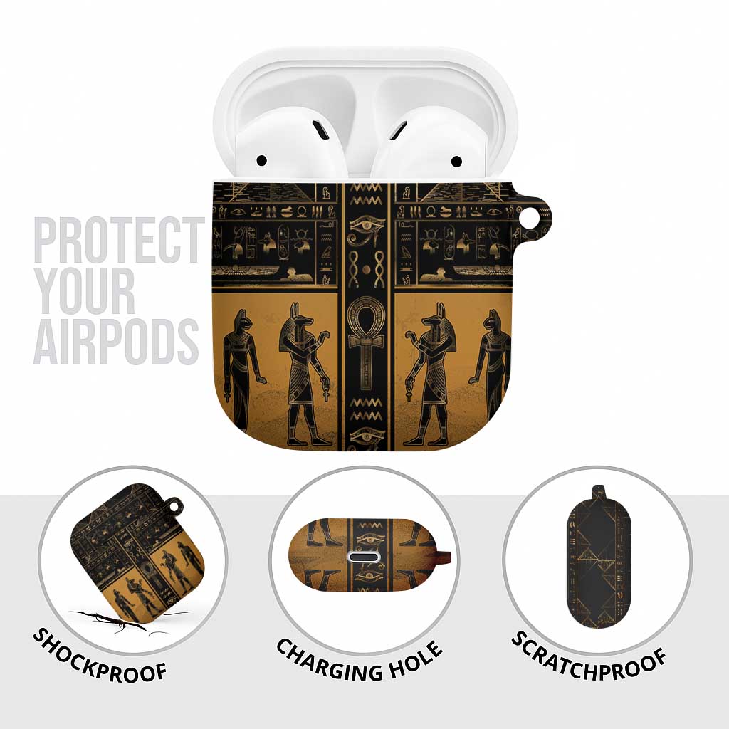 Egypt AirPods Case Ancient Ankh Luxury - Wonder Print Shop
