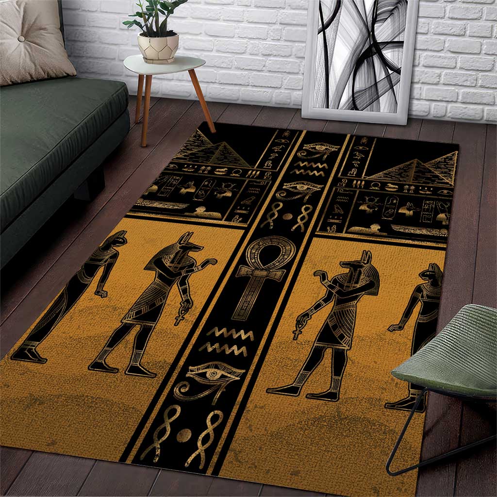 Egypt Area Rug Ancient Ankh Luxury - Wonder Print Shop