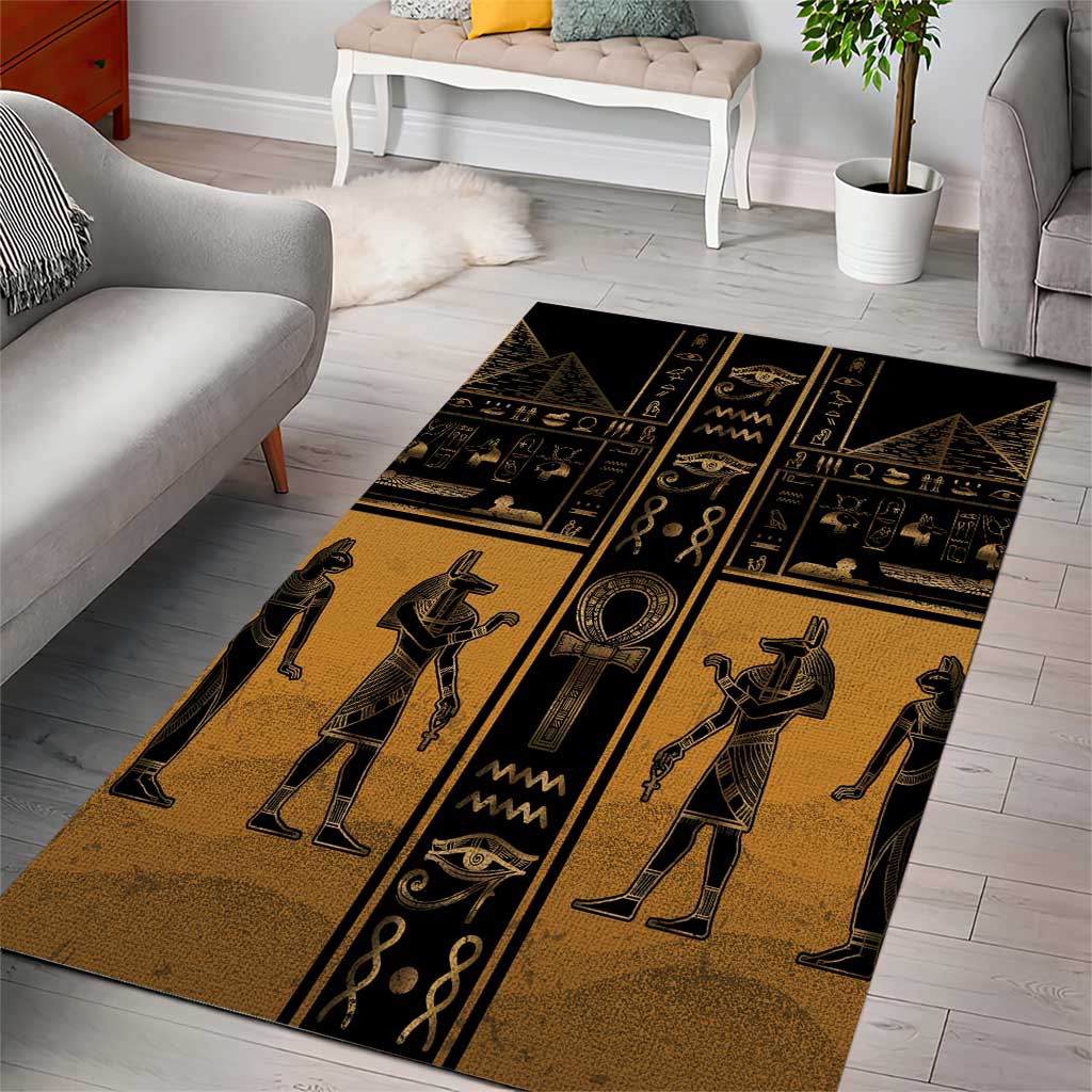 Egypt Area Rug Ancient Ankh Luxury - Wonder Print Shop