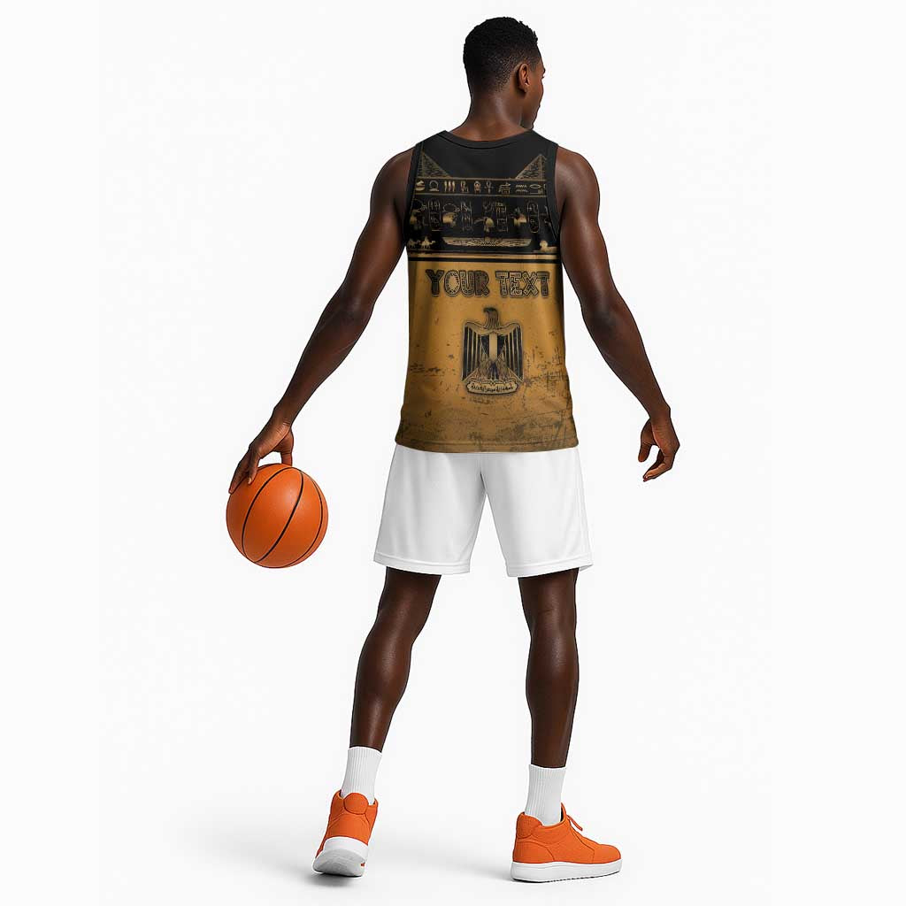 Personalized Egypt Basketball Jersey Ancient Ankh Luxury - Wonder Print Shop