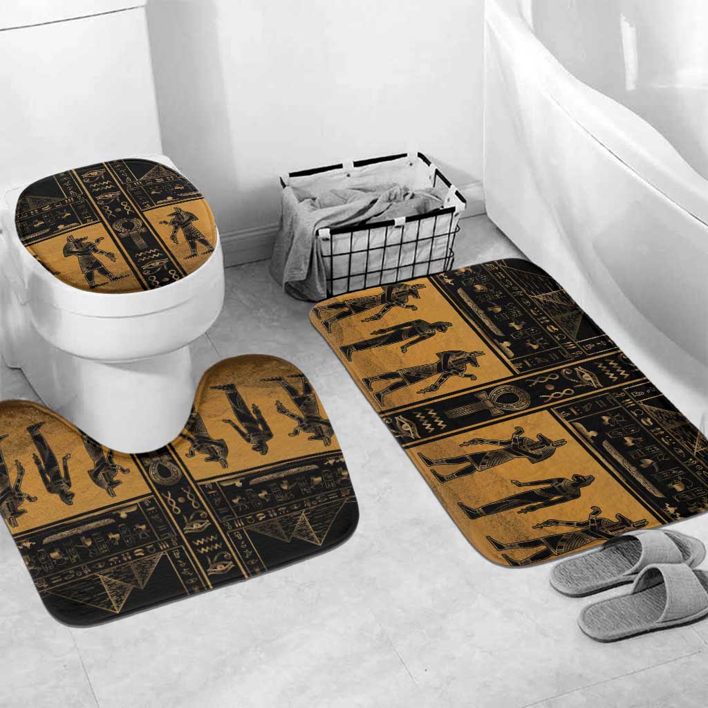 Egypt Bathroom Set Ancient Ankh Luxury - Wonder Print Shop