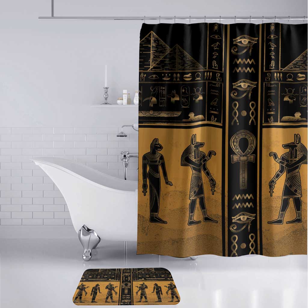 Egypt Bathroom Set Ancient Ankh Luxury - Wonder Print Shop