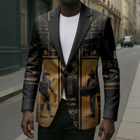 Personalized Egypt Blazer Ancient Ankh Luxury - Wonder Print Shop