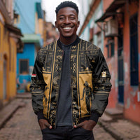 Personalized Egypt Bomber Jacket Ancient Ankh Luxury - Wonder Print Shop