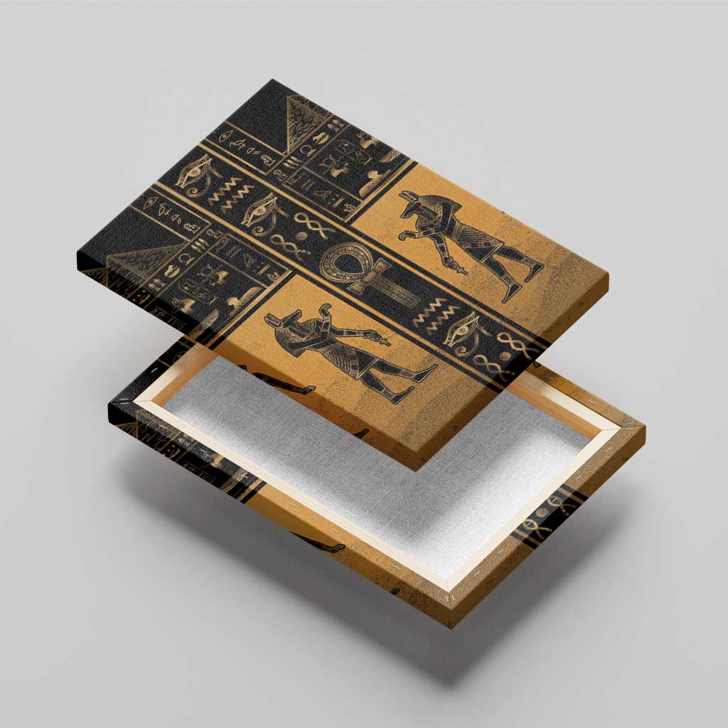 Egypt Canvas Wall Art Ancient Ankh Luxury - Wonder Print Shop