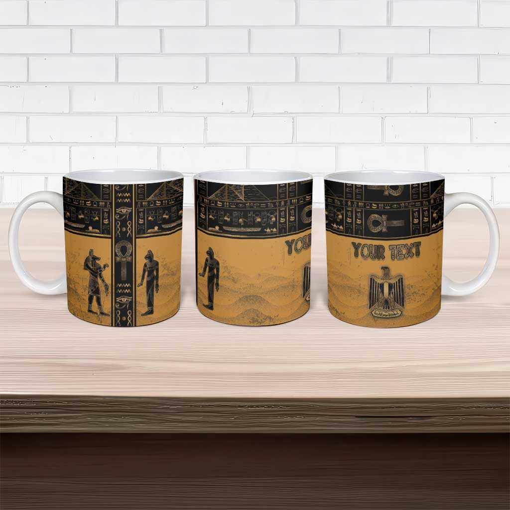 Personalized Egypt Ceramic Mug Ancient Ankh Luxury - Wonder Print Shop