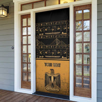 Personalized Egypt Door Cover Ancient Ankh Luxury - Wonder Print Shop