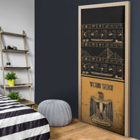Personalized Egypt Door Cover Ancient Ankh Luxury - Wonder Print Shop
