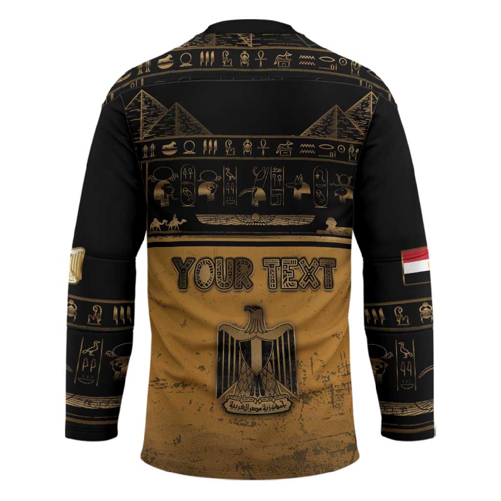 Personalized Egypt Hockey Jersey Ancient Ankh Luxury - Wonder Print Shop