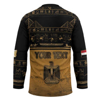 Personalized Egypt Hockey Jersey Ancient Ankh Luxury - Wonder Print Shop