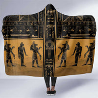 Egypt Hooded Blanket Ancient Ankh Luxury - Wonder Print Shop