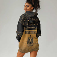 Personalized Egypt Hoodie Dress Ancient Ankh Luxury - Wonder Print Shop