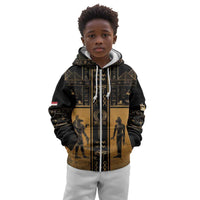 Personalized Egypt Kid Hoodie Ancient Ankh Luxury - Wonder Print Shop