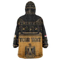 Personalized Egypt Kid Wearable Blanket Hoodie Ancient Ankh Luxury - Wonder Print Shop