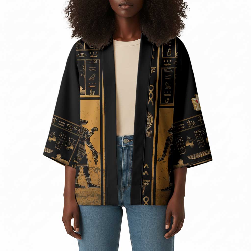Personalized Egypt Kimono Ancient Ankh Luxury - Wonder Print Shop