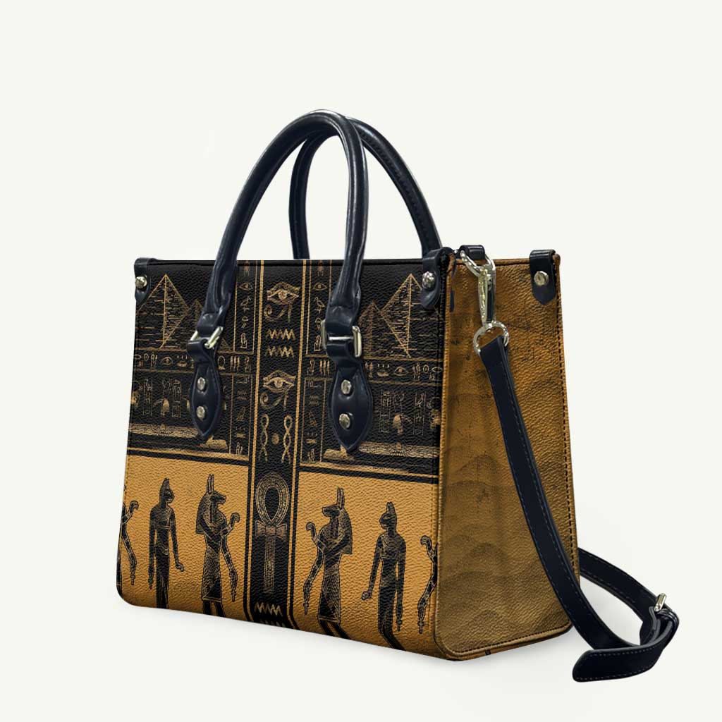 Egypt Leather Bag Ancient Ankh Luxury - Wonder Print Shop