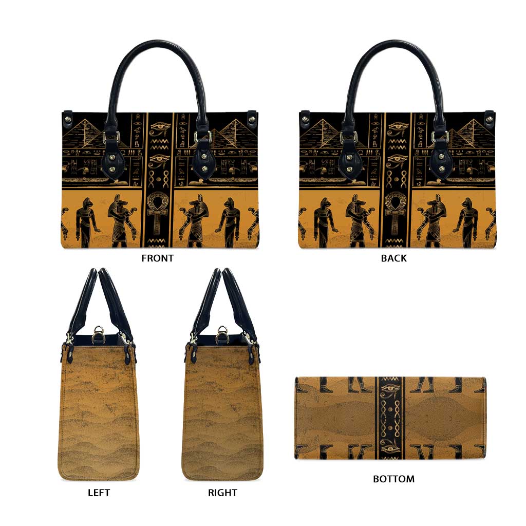 Egypt Leather Bag Ancient Ankh Luxury - Wonder Print Shop