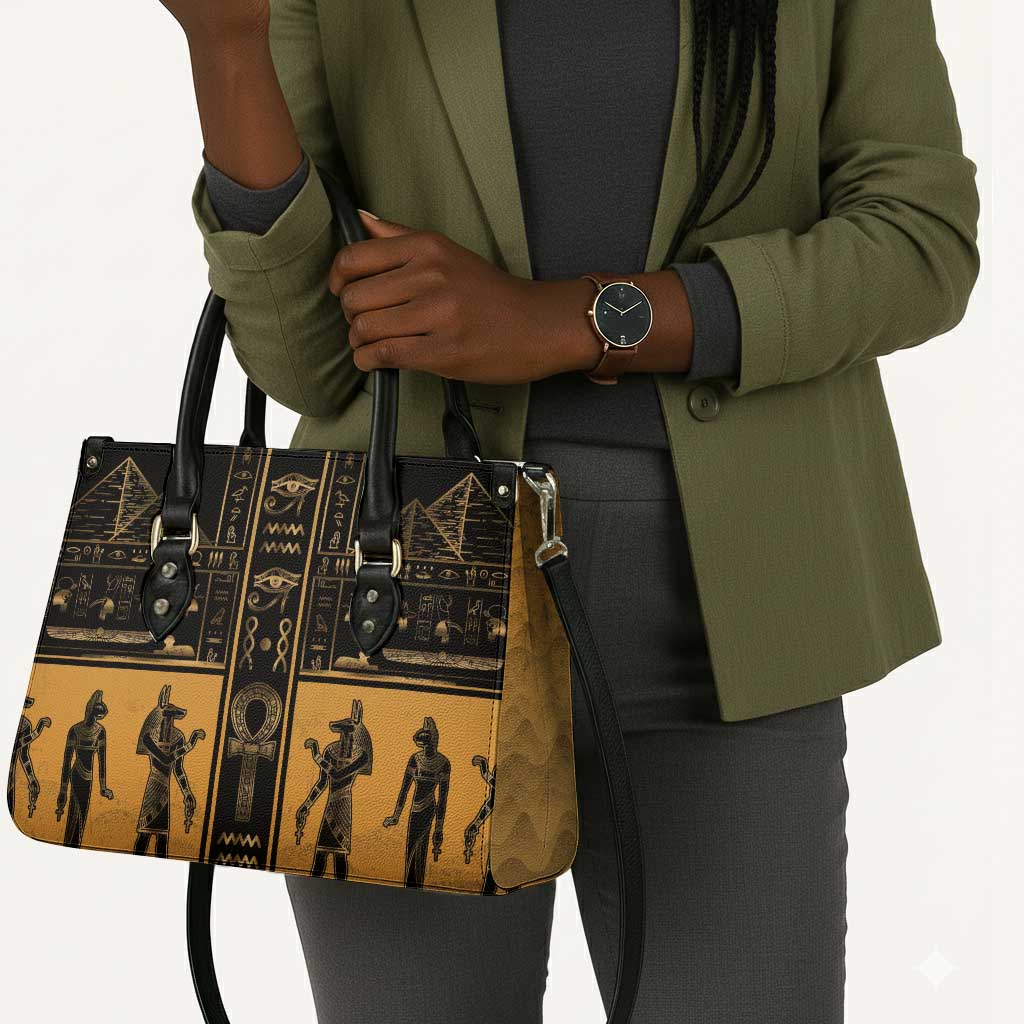 Egypt Leather Bag Ancient Ankh Luxury - Wonder Print Shop