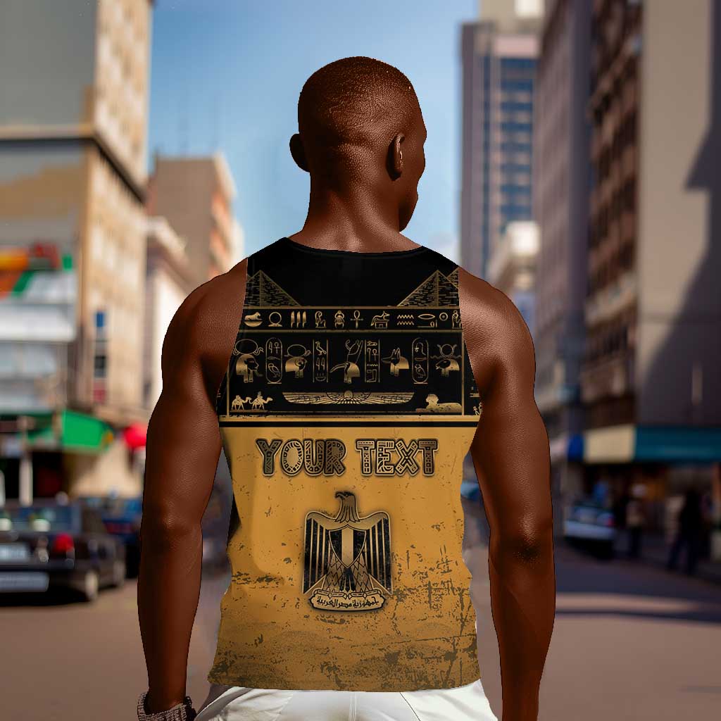 Personalized Egypt Men Tank Top Ancient Ankh Luxury - Wonder Print Shop