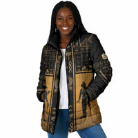 Personalized Egypt Padded Jacket Ancient Ankh Luxury - Wonder Print Shop