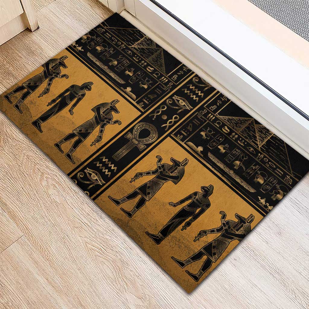 Egypt Rubber Doormat Ancient Ankh Luxury - Wonder Print Shop