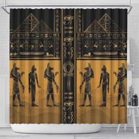 Egypt Shower Curtain Ancient Ankh Luxury - Wonder Print Shop