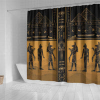 Egypt Shower Curtain Ancient Ankh Luxury - Wonder Print Shop