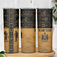Personalized Egypt Skinny Tumbler Ancient Ankh Luxury - Wonder Print Shop