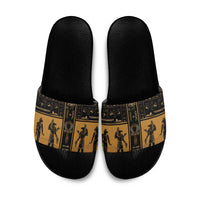 Egypt Slide Sandals Ancient Ankh Luxury - Wonder Print Shop