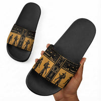 Egypt Slide Sandals Ancient Ankh Luxury - Wonder Print Shop