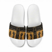 Egypt Slide Sandals Ancient Ankh Luxury - Wonder Print Shop
