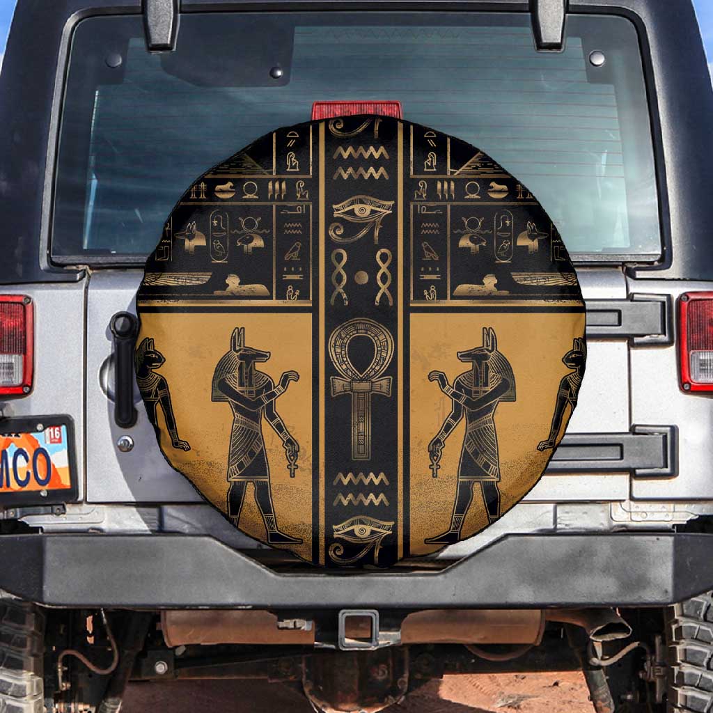 Egypt Spare Tire Cover Ancient Ankh Luxury - Wonder Print Shop